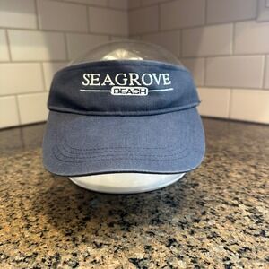 Seagrove‎ Beach Visor Embroidered Hat Cap Adjustable Golf Vacation